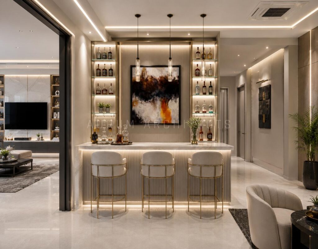 Bar counter at Home